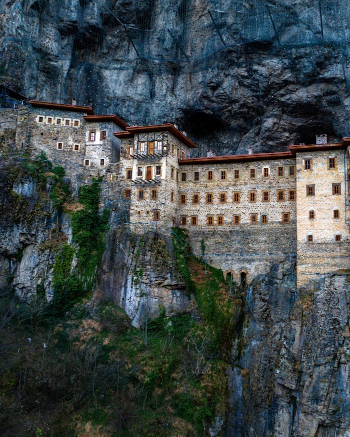 Sumela Monastery, Pontic Mountains, Macka District, Turkey 